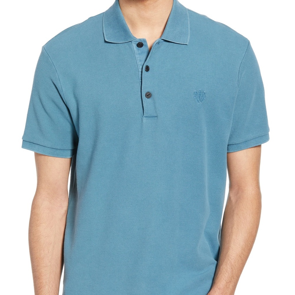 Rag & Bone Pique Polo Shirt | M